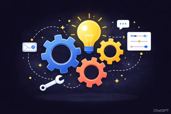 Illustration Automatisation & intégration de processus