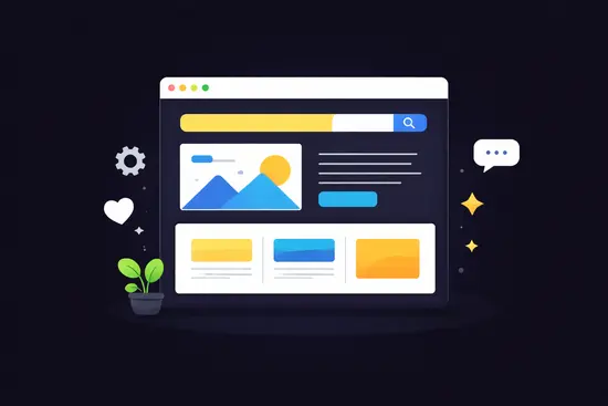 Illustration Site vitrine professionnel